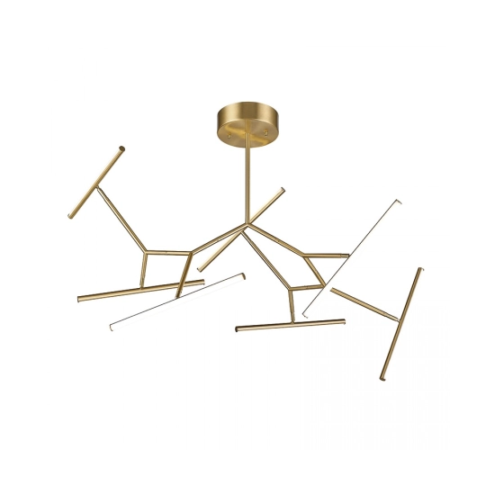 2073 CEILING LIGHT 69W 3000K ALUMINUM & SILICON GOLD MATT Zambelis Lights